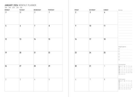 Agenda accademica 2025-2026 Dazzle A6 Giornaliero ML Rosa - 14,8 x 10,5 cm - 3