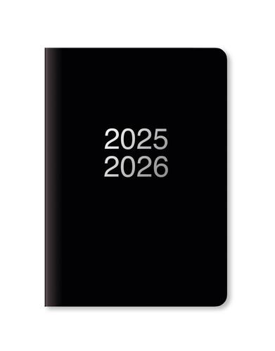 Agenda accademica 2025-2026 Dazzle A5 Settimanale Black - 21 x 14,8 cm