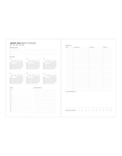 Agenda accademica 2025-2026 Dazzle A5 Settimanale Black - 21 x 14,8 cm - 6
