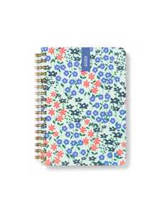 Cartoleria Agenda accademica 2025-2026 Spring Valley A6 Settimanale Verde Acqua  (18 mesi) - 14,8 x 10,5 cm Letts