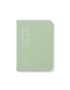 Cartoleria Agenda accademica 2025-2026 Conscious A6 Giornaliero Salvia - 14,8 x 10,5 cm Letts