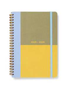Cartoleria Agenda accademica 2025-2026 Colour Block A5 Giornaliero Lime - 21 x 14,8 cm Letts