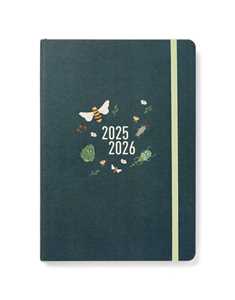 Cartoleria Agenda accademica 2025-2026 Bumblebee A5 Settimanale Verde scuro - 21 x 14,8 cm Letts