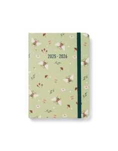 Cartoleria Agenda accademica 2025-2026 Bumblebee A6 Giornaliero Salvia - 14,8 x 10,5 cm Letts