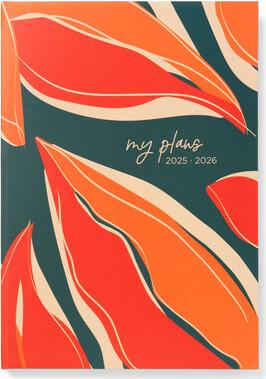 Agenda accademica 2025-2026 Botanics A5 Settimanale Verde - 21 x 14,8 cm