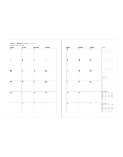 Agenda accademica 2025-2026 Botanics A5 Settimanale Verde - 21 x 14,8 cm - 5