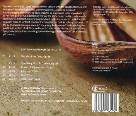 Sinfonia n.1 - CD Audio di Sergei Rachmaninov - 2
