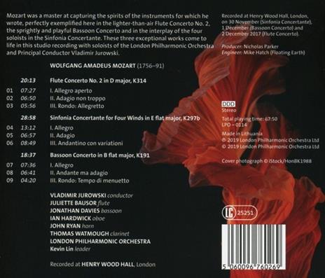 Concerti per strumenti a fiato - CD Audio di Wolfgang Amadeus Mozart - 2