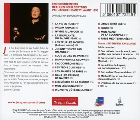La vie en rose - CD Audio di Edith Piaf - 2