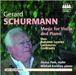 Musica per violino e pianoforte - CD Audio di Gerard Schurmann