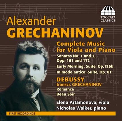 Sonata per viola n.1, n.2 - CD Audio di Alexander Grechaninov