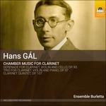 Musica da camera con clarinetto - CD Audio di Hans Gal