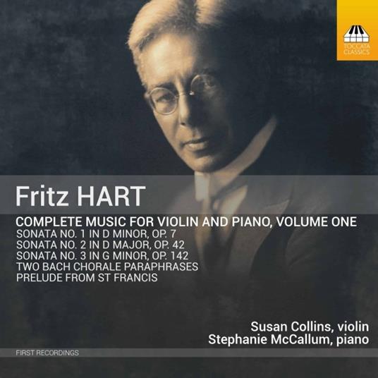 Musica completa per violino vol.1 - CD Audio di Fritz Hart,Susan Collins