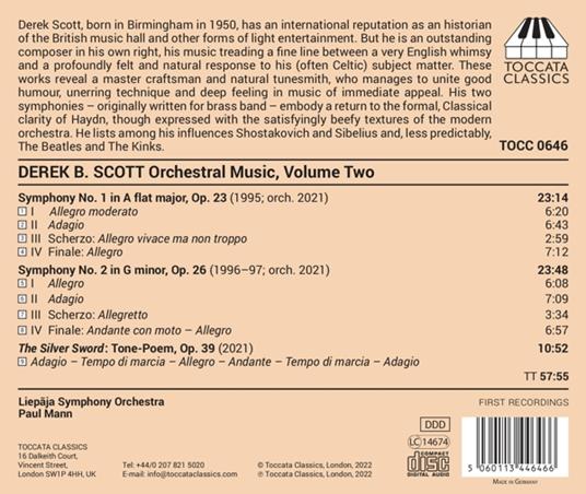 Orchestral Music vol.2 - CD Audio di Derek B. Scott - 2