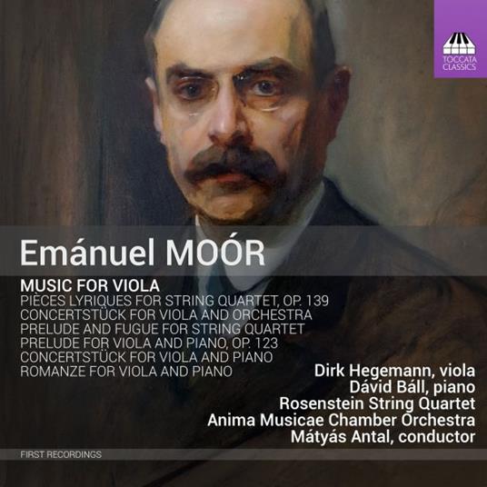 Music For Viola - CD Audio di Emanuel Moor