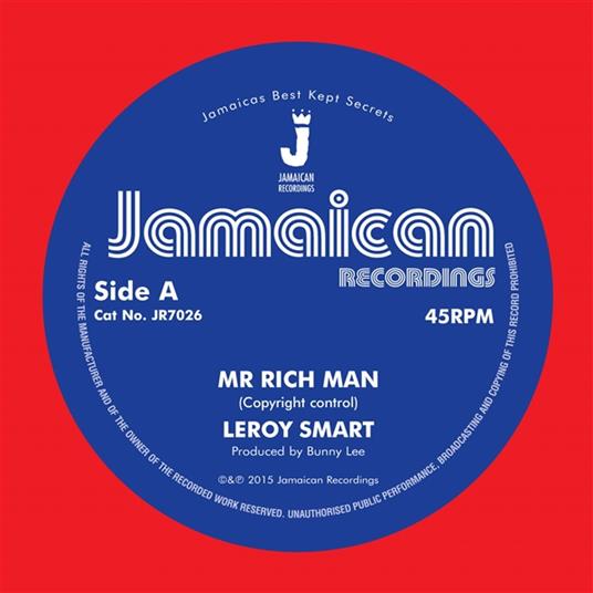 Mr Rich Man-Version - Vinile LP di Leroy Smart