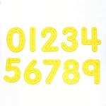 Numeri In Silicone Traslucente