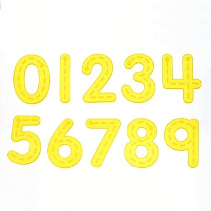 Numeri In Silicone Traslucente