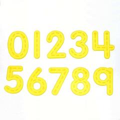 Numeri In Silicone Traslucente