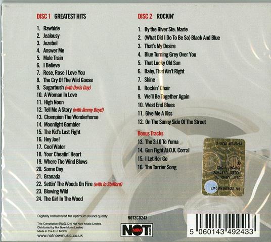 Greatest Hits - CD Audio di Frankie Laine - 2