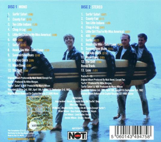 Surfin Safari - CD Audio di Beach Boys - 2