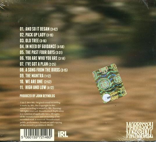 And so it Began... - CD Audio di Morrissey & Marshall - 2