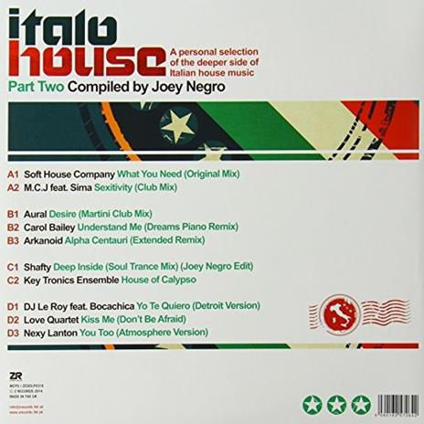 Italo House part 1 - Vinile LP di Joey Negro - 2