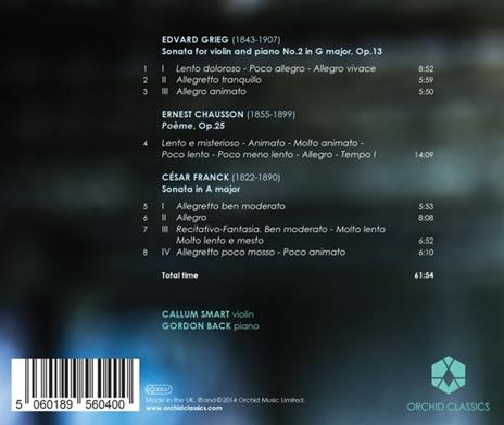 Violin Sonatas - CD Audio di Edvard Grieg - 2