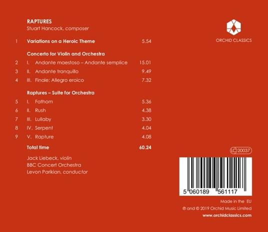 Raptures - CD Audio di Stuart Hancock - 2
