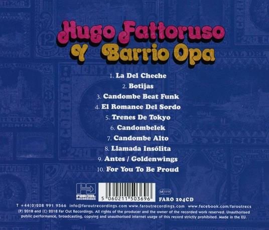 Hugo Fattoruso y Barrioopa - CD Audio di Hugo Fattoruso - 2