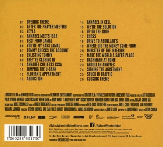 A Most Wanted Man - CD Audio di Herbert Grönemeyer - 2
