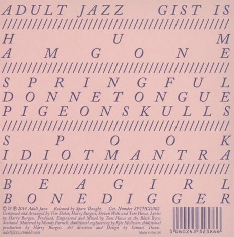 Gist Is - CD Audio di Adult Jazz - 2