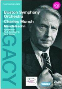 Boston Symphony Orchestra. Charles Munch. Mendelssohn (DVD) - DVD di Felix Mendelssohn-Bartholdy,Charles Munch,Boston Symphony Orchestra