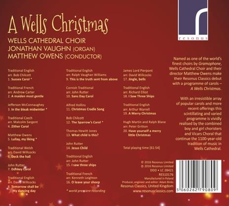 A Wells Christmas - CD Audio di Wells Cathedral Choir - 2