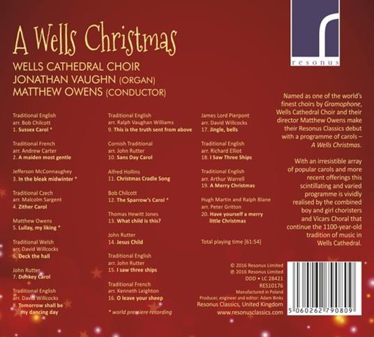 A Wells Christmas - CD Audio di Wells Cathedral Choir - 2