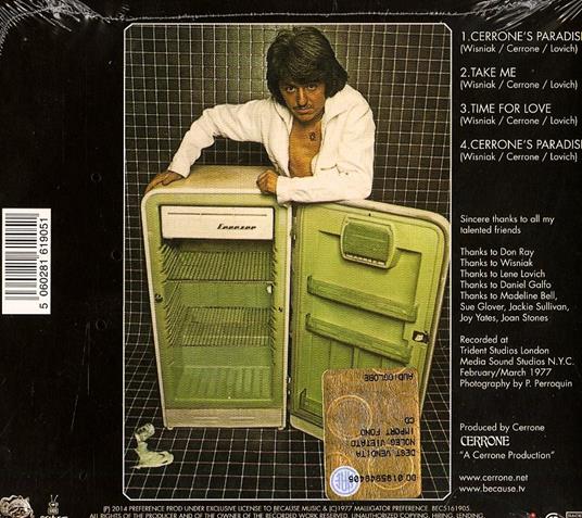 Cerrone's Paradise - CD Audio di Cerrone - 2