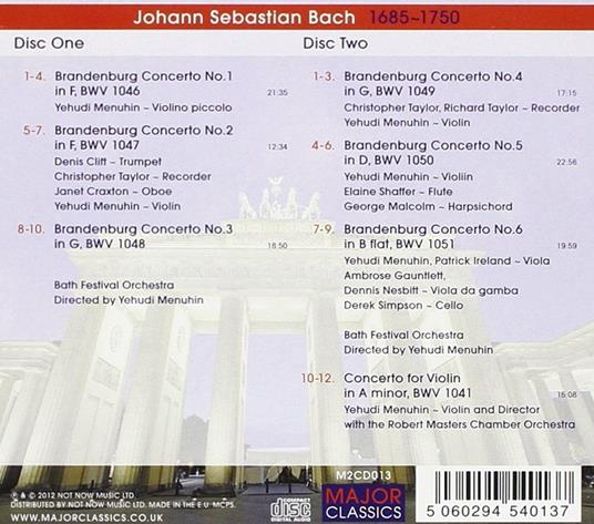 Concerti Brandeburghesi - CD Audio di Johann Sebastian Bach - 2