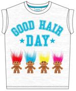 T-Shirt bambina Trolls. Good Hair Day