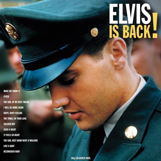 Elvis Is Back! (Coloured Vinyl) - Vinile LP di Elvis Presley