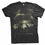 T-Shirt Unisex Tg. 2XL. Metallica: Master Of Puppets Distressed