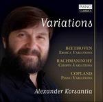 Variations - CD Audio di Ludwig van Beethoven,Sergei Rachmaninov,Aaron Copland,Alexander Korsantia