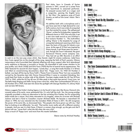 Diana. The Very Best Of -Hq- - Vinile LP di Paul Anka - 2