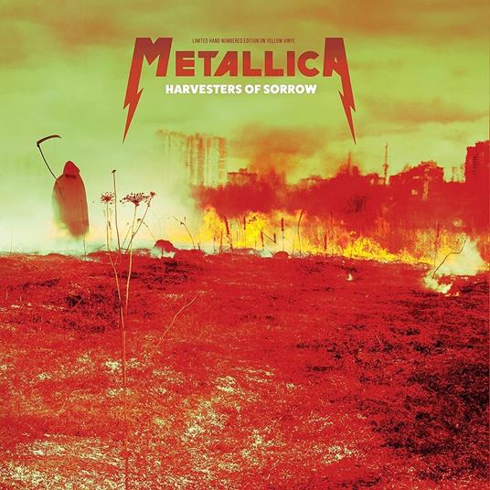Harvesters Of Sorrow. Live Broadcast Moscow 1991 (Yellow Vinyl) - Vinile LP di Metallica