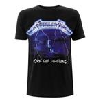 T-Shirt Unisex Tg. L. Metallica: Ride The Lightning Tracks