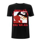 T-Shirt Unisex Tg. M. Metallica: Kill Em All Tracks