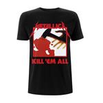 T-Shirt Unisex Tg. L. Metallica: Kill Em All Tracks