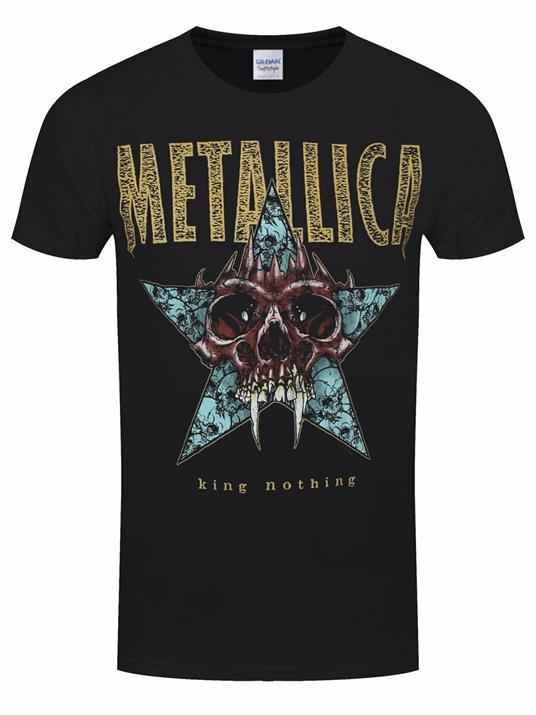 T-Shirt Unisex Tg. L. Metallica: King Nothing