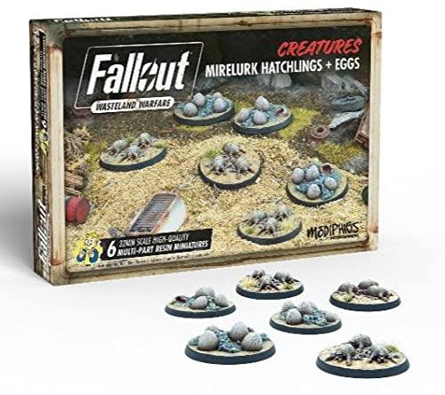 Modiphius Fallout - Wasteland Warfare - Mirelurk Hatchlings + Eggs