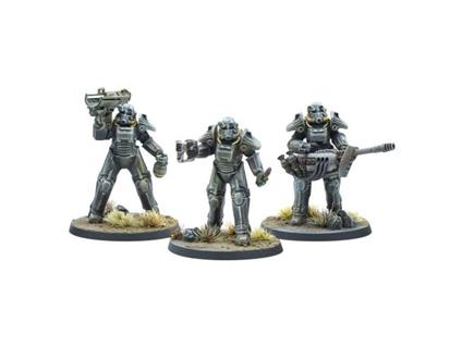 FALLOUT WW BROTHER OF STEEL HEAVY ARMOUR Miniature E Modellismo Modiphius