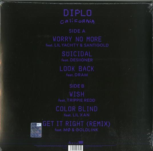California - Vinile LP + CD Audio di Diplo - 2